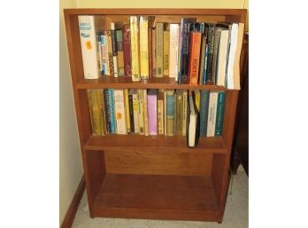 3-shelf Wood Bookcase