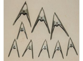 The Cincinnati  Tool Co. Spring Clamps Metal Clamps - Assorted Set Of 9