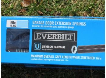 Everbilt Garage Door Extension Springs - New In Box