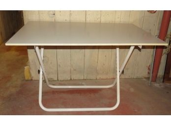 White Composite Folding Table