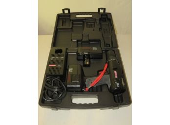 Craftsman 3/8' Drill Driver With Battery, Battery Charger In Storage Case