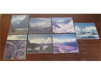 Photographs - Assorted Set Of 7 Photos In Plexiglass Frames