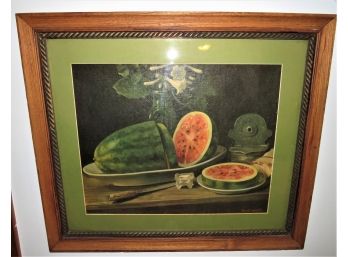 Robert Smith Watermelon Print, Framed