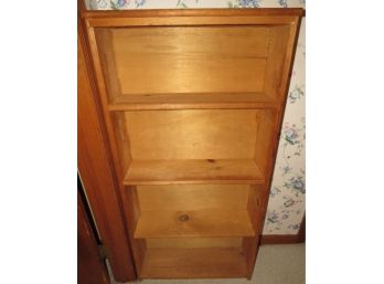 Wood 4-shelf Bookcase