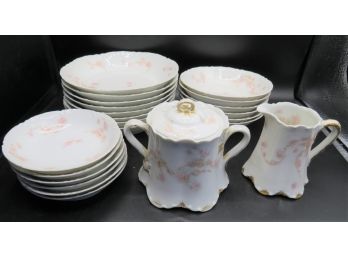 Limoges Haviland & Co. Porcelain China Set