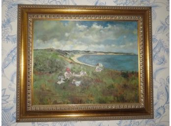 Doris Redlien Painting Inspired By William Mera Chase, Framed