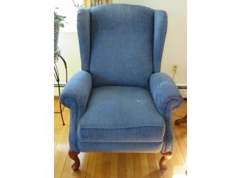 Laz Y Boy Blue Recliner Arm Chair