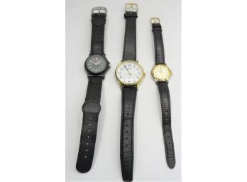 Lady's Wrist Watches - Seiko, Swiss Army, Timex - Set Of 3