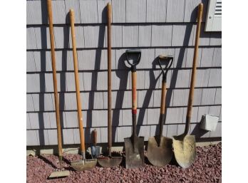 Shovels & Gardening Tools - Assorted Set Of 7