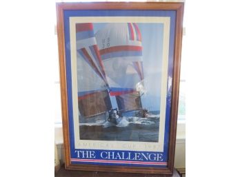 'The Challenge America's Cup 1987' Framed Decor