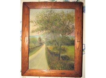 Scenic Painting Wood Framed
