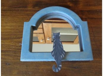 Judy Rand Wall Mirror With Cat Motif