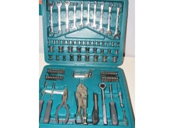 Tool Source Toolbox With Assorted Hand Tools