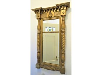 Gold-tone Ornate Wall Mirror