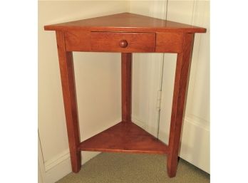 Corner Table With Drawer