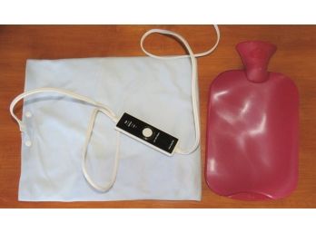 Boots Hot Water Bottle & Electric Heating Pad - Set Of 2