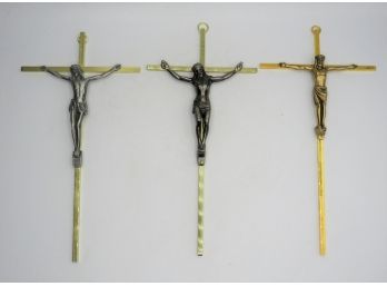 Metal Cross Wall Hanging - Set Of 3