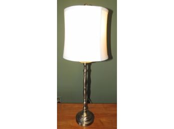 Silver-tone Table Lamp