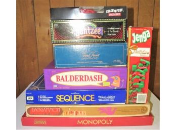 Board Games - Assorted Set Of 8