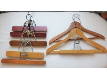 Suit/pant Wooden Hangers - Set Of 7