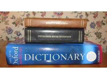 Dictionary's And Thesaurus - Set Of 3