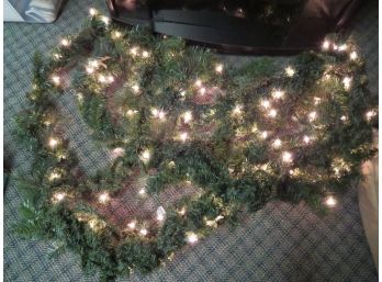 Lighted Artificial Holiday Garland - 4 Strands