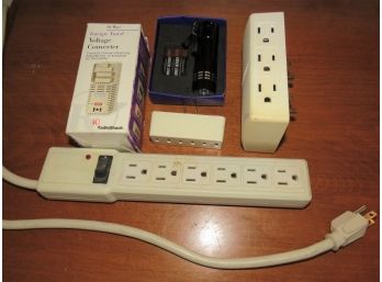 Electrical Plugs, Power Strip, Mini Flashlight - Assorte3d Set Of 5