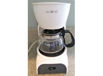 Mr. Coffee 4-Cup Coffee Maker, White, Model DR4