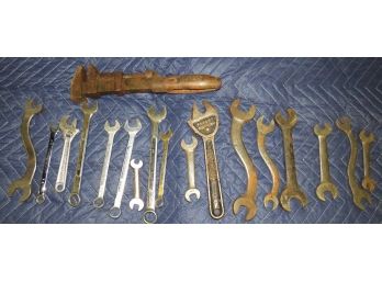 Wrenches - Assorted Lot Of 18