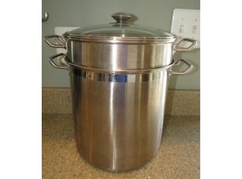 Chantal Stainless Steel Stock Pot With Strainer/Steamer Insert