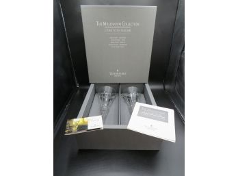 Waterford Crystal Love Toasting Flutes - Set Of 2 - In Original Box