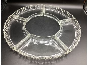 Glass Curved Serving Dishes - Set Of 5