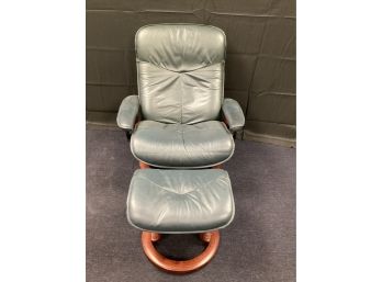 Ekornes Stressless Consul Chair  And Ottoman, Leather
