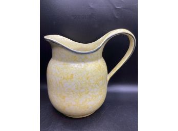 Stangl Town & Country Hand Painted Yellow Ceramic Pitcher