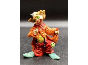 Alvarez Mateo Signed Ceramic Clown Figurine