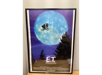 E.T. The Extra Terrestrial Steven Spielberg Film Poster Movie Promo Framed