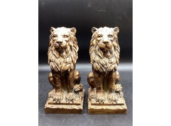 Lion Bookends - Set Of 2