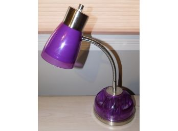 Plastic Purple Desk Lamp #30010-pUR