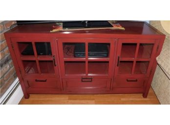 Pier 1 Imports TV Stand With Cabinets And Drawers