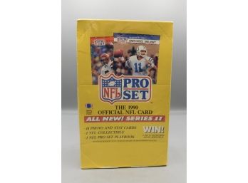 1990 NFL Pro Set Series 2 Collector Card Set - Sealed