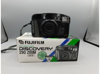 Fuji-film 35mm Compact Camera - Discovery 290 Zoom - Box Included
