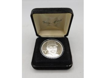 The Highland Mint Sports Collection Derek Jeter 1 Troy Oz Silver Mint Coin With Felted Case