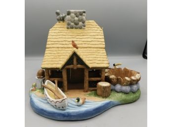 Party-lite Ceramic Beach House Tealight Holder