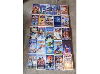 VHS Tapes - Assorted Lot - 25 Total
