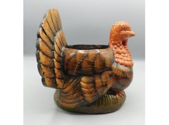 Party-lite Ceramic Turkey Style Candle Holder