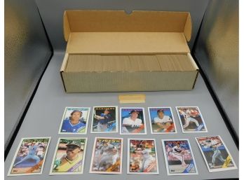 1988 Topps Baseball Cards - Complete Set