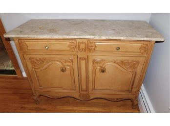 Granite Top Buffet - 2 Cabinets / 2 Drawers
