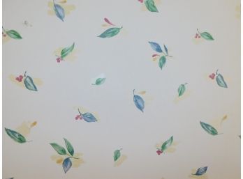 Leaf, Berry & Striped Vintage Wallpaper Rolls - Assorted Lot