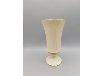 Lenox Grecian Collection Pedestal Vase Hand Decorated With 24K Gold