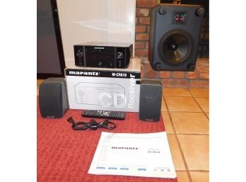 Marantz M-CR610 CD Receiver With Speakers & Subwoofer